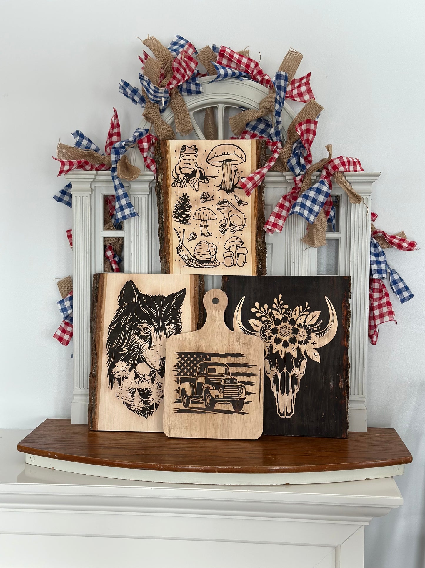 Wood wall decor
