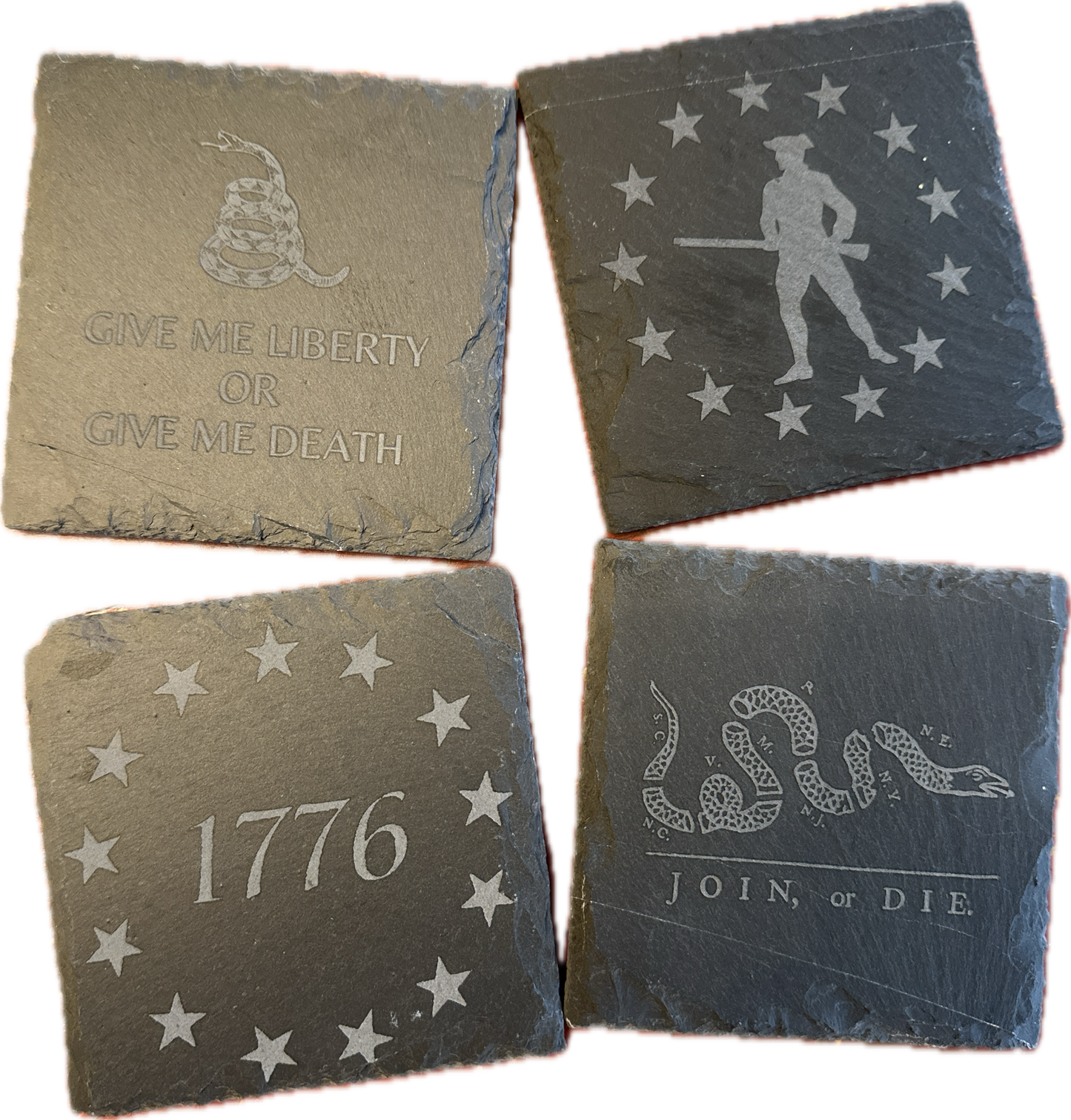 Patriot Slate Coasters (set of 4)