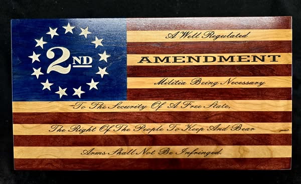 Small Handcrafted Cherry Hardwood Concealment Box – Made by U.S. Veterans