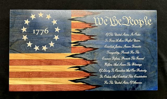 Small Handcrafted Cherry Hardwood Concealment Box – Made by U.S. Veterans