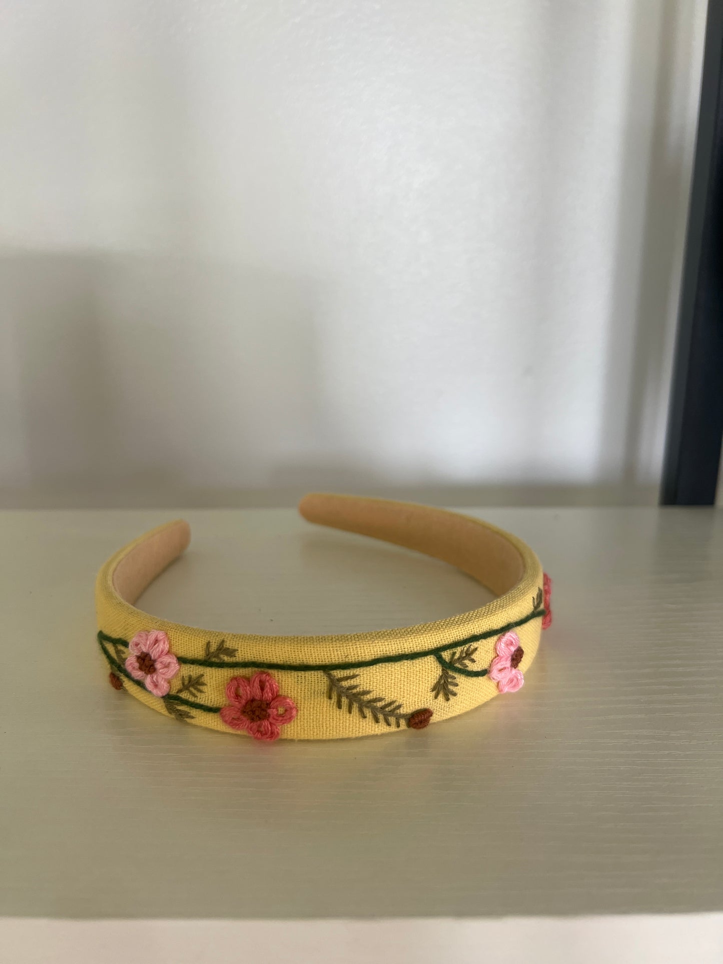 Floral Embroidered Headband, Charlotte Collection