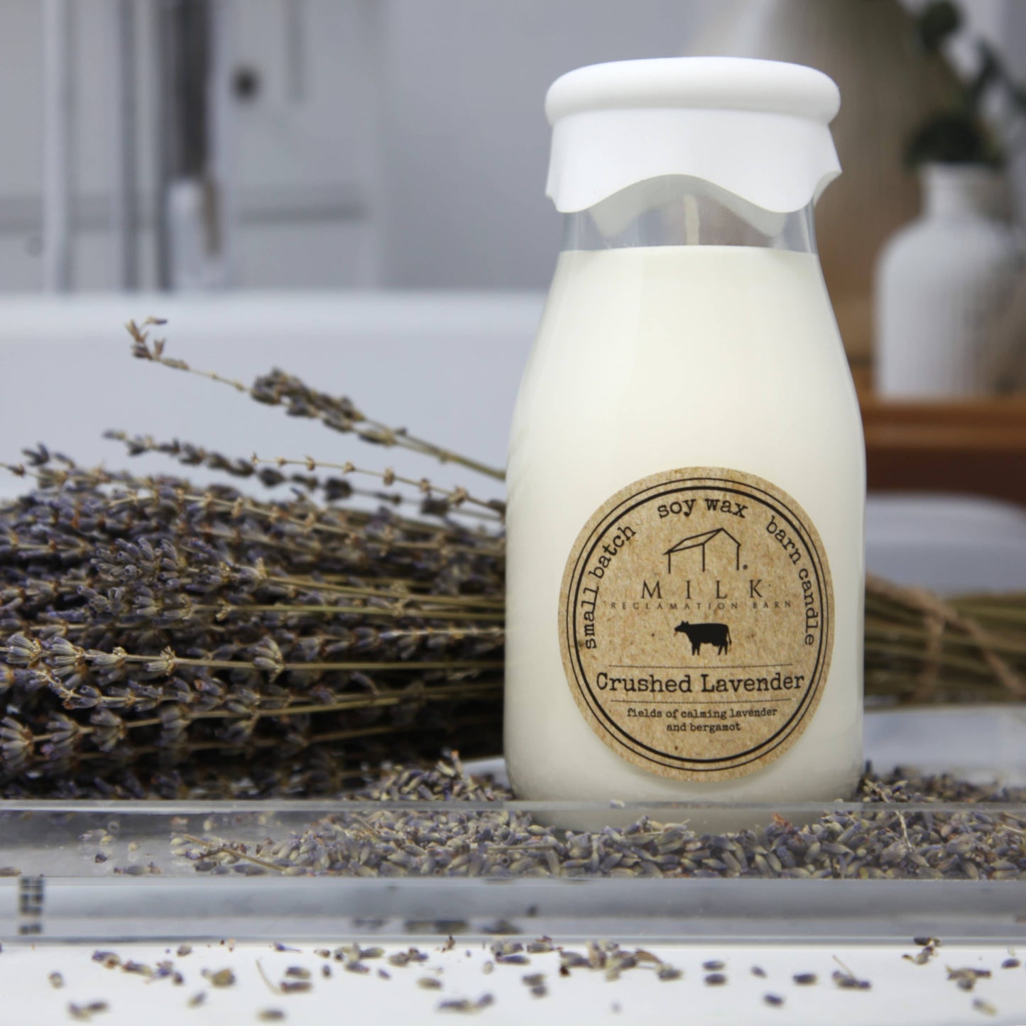 Milk Bottle Candle 13 oz