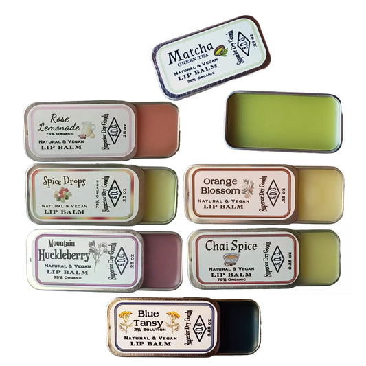 Natural Lip Balm Slider Tins