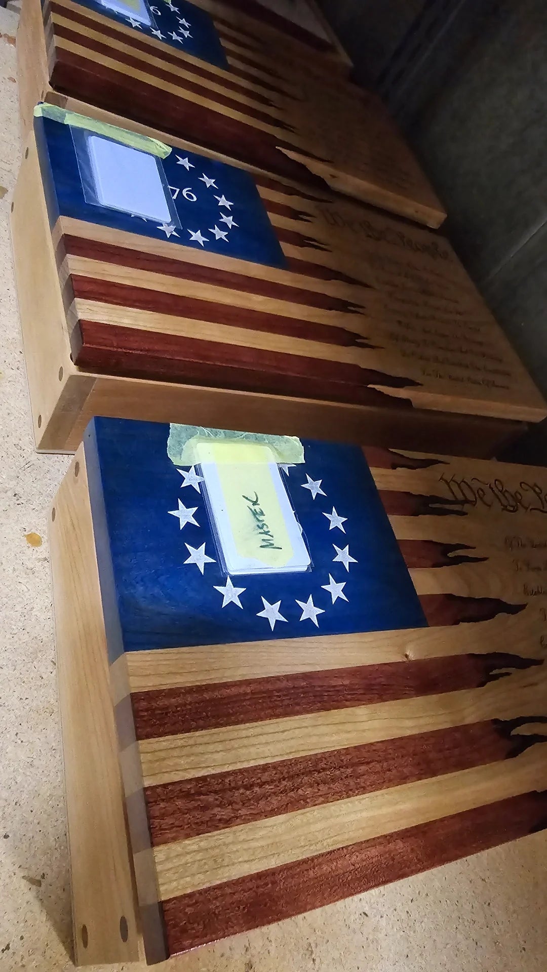Small Handcrafted Cherry Hardwood Concealment Box – Made by U.S. Veterans