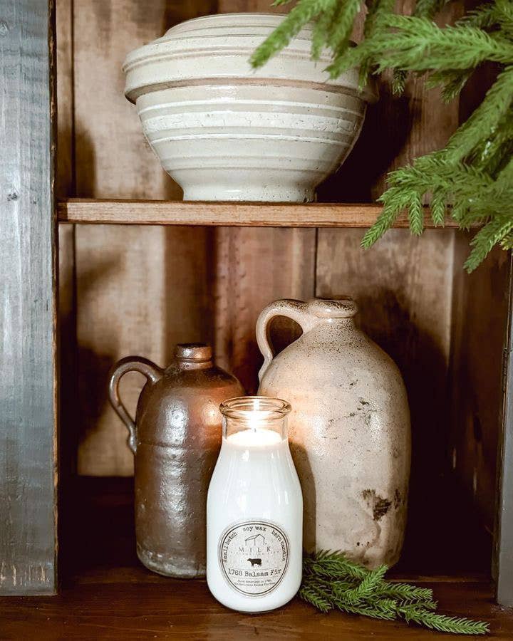Milk Bottle Candle 13 oz