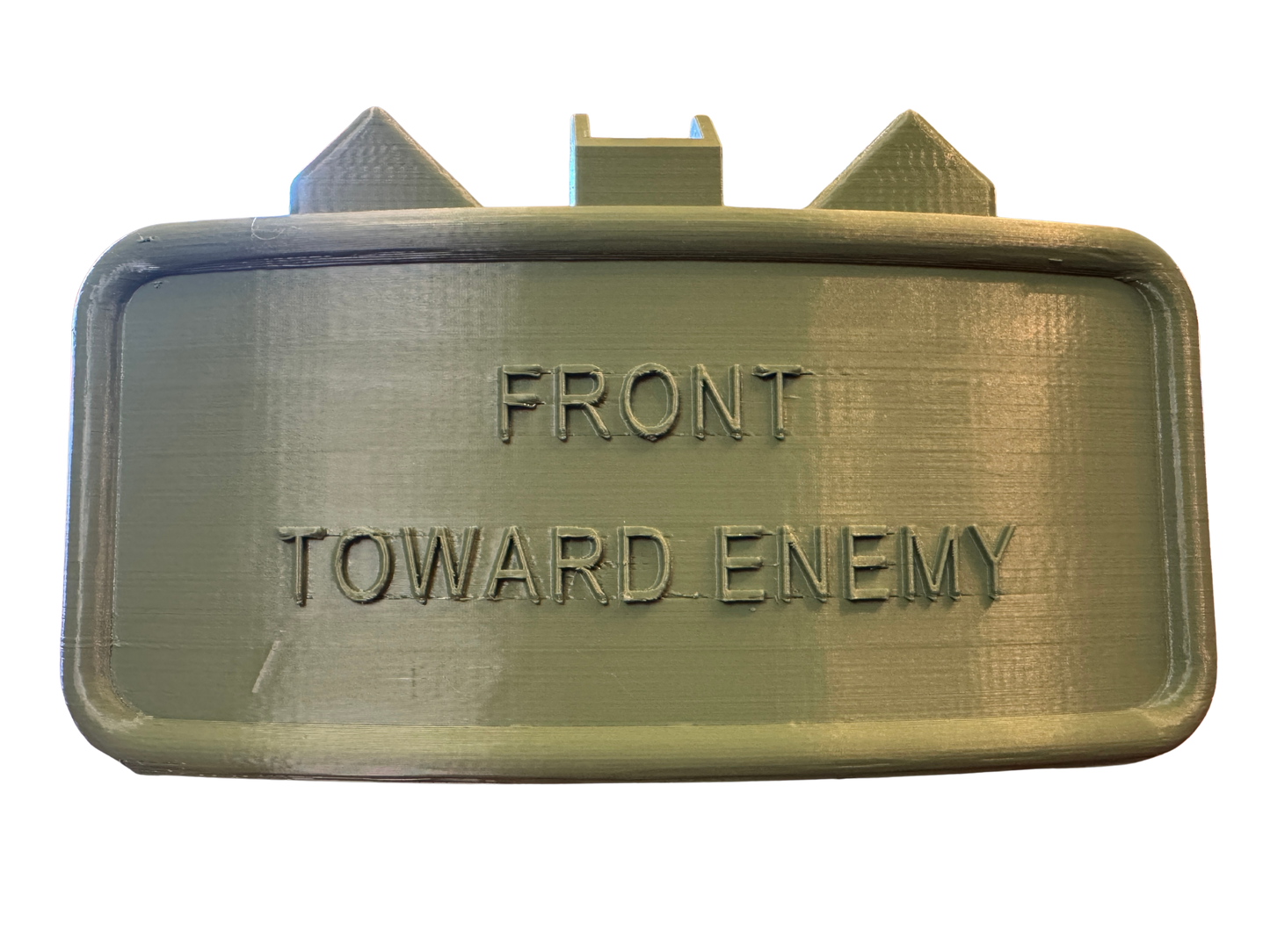 Claymore Mine Tow Hitch Cover- Front Toward Enemy
