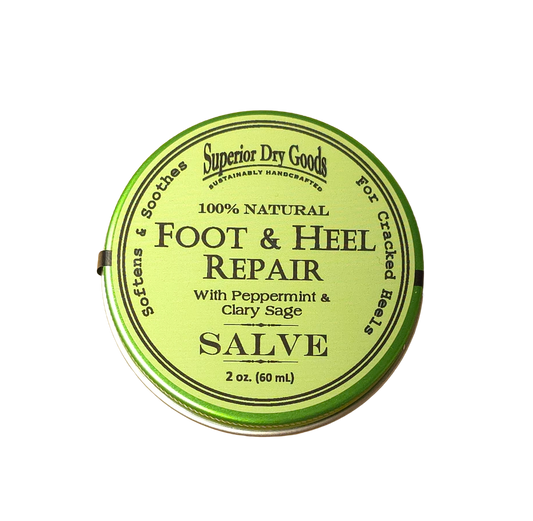 Foot & Heel Salve | Peppermint & Clary Sage | All Natural