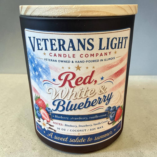 Red, White & Blueberry| Strawberry, Vanilla Cream &Blueberry