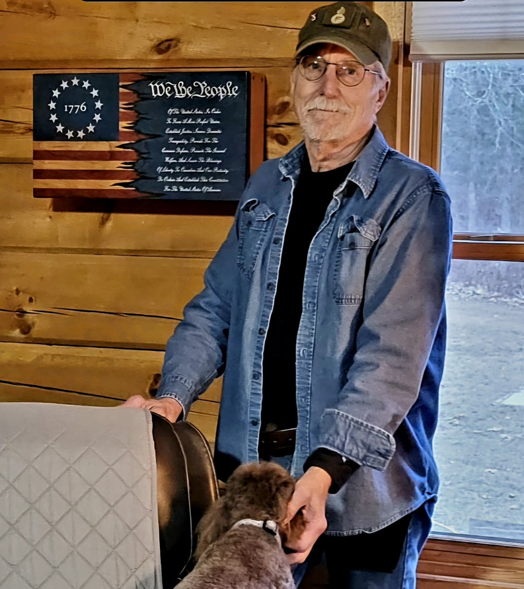 Small Handcrafted Cherry Hardwood Concealment Box – Made by U.S. Veterans